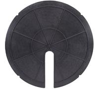 Couvercle de bassin de puisard fendu de 450mm 17.71 pouces couvercle de protection de seau d'eau de fosse septique de puits ext