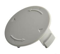 Couvercle de bobine de rechange compatible avec Bosch pour débroussailleuse sans fil Afs 23-37, capuchon ABS pour ligne de jardin, gris, 1 paquet (1 pièce)