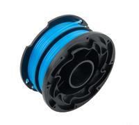 Couvercle de bobine de rechange et ligne pour débroussailleuse Black Decker GL315 GL350 GL650 GL337SB GL546SC 1,65 mm 12,2 m avec capuchon (1 capuchon + 2 bobines)
