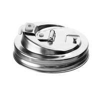 Couvercle de Bocal à Boire | Étanche Réutilisable Résistant | Bouchon à Siphon pour Bocal Large | Piscine Quotidienne Cuisine Pique-nique Camping Yaourt Liqueurs
