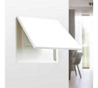 Couvercle de boîte à fusibles Electl - Blanc uni - Panneau de disjoncteur mural - Couvercle de boîte de compteur électrique (70 cm x 50 cm / 27.5in x 19.75in) - Slish Protect for Home W
