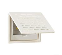Couvercle de boîte de distribution à rabat pour salon, compteur électrique décoratif et boîte à faible courant, facile à installer, panneau en bois et plastique, 35 x 25 cm (B)