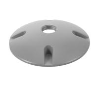 Couvercle de Boîte de Luminaire Ronde Argenté 1/2 Pouce Aluminium | Montage en Surface, Forme Ronde, Usage Garage et Maison, Diamètre 1/2 Pouce, Respecte les Normes de Sécurité