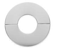 Couvercle de Bride Argenté Rond en Acier Inoxydable, Design Split