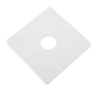Couvercle de Bride Murale Pvc Blanc 22mm, Cache Trou Pratique