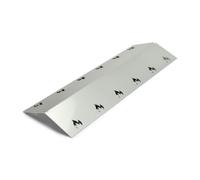 Couvercle de brûleur en acier inoxydable 43,5 x 15 cm - Le rail aromatique de remplacement survit à ton barbecue