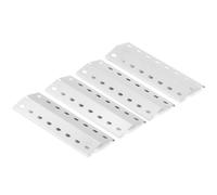 Couvercle de brûleur en acier inoxydable pour Enders Chicago 3, Enders | Lot de 4 pièces de rechange universelles pour Enders Boston 6 Kr Turbo, Tepro 3561, Barbecook Brahma 4.0, 36,5 x 12 cm