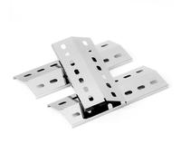Couvercle de brûleur en acier inoxydable pour Enders San Diego 3, Enders | 33,5 x 12 cm - Flavorizer Bars - Distributeur de flamme - Plaque chauffante - Accessoires pour Mr.Gardener Vancouver 3 - Lot