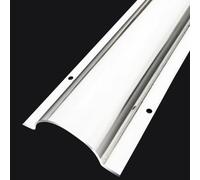 Couvercle de câble Demi-Rond extérieur 6 pièces * 1m | Gestion des câbles masquer les cordons, for les usines d'entrepôts de bureaux(120*33*1.2mm)