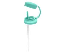 Couvercle de canette en silicone lavable lave-vaisselle, résistant déversements, fermetures sécurisées, couvercle réutilisable avec paille pour récipient de bière et de boisson, couvercle de en