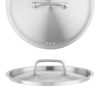 HENDI Couvercles pour HENDI marmites faible-moyen-haut, ø240mm, acier inoxydable