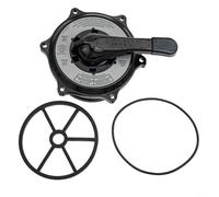 Couvercle de t ensemble de poignée pour Hayward SPX0710XBA17, vannes multiports SP0710/SP0710X/SP0711/SP0712, 1,5 pouces pour Vari-flo, en plastique ABS robuste, noir