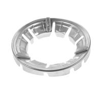 Couvercle de Cuisinière à Gaz Argenté en Métal 1pc, Capot | Résistant à Température, Coupe-vent et Ignifuge, Accessoire de Gaz, Format Unique