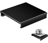 Couvercle de cuisinière à gaz noir, en acier au carbone résistant la chaleur et aux rayures, for brûleur plaque cuisson cuisine, grand espace, facile nettoyer (35 * 45 7 cm)