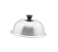 Couvercle de Cuisson, Cloche de Cuisson, Couvercle de Barbecue, Couvercles de Poêle à Frire, Accessoire Gril, Couvercle Hamburger en Acier Inoxydable, Dôme Fusion, Couvercle à Usage Multiple, 20CM