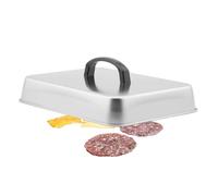 Couvercle de cuisson en forme de dôme avec poignée résistante à la chaleur | Cloche alimentaire rectangulaire pour cuisine, vacances, barbecue, steak teppanyaki