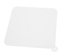 Couvercle de Drain D’égout en Silicone Blanc Carré, 1 Pièce