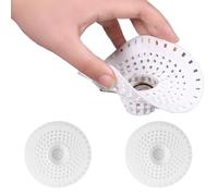 Couvercle de Drain en Silicone, Attrape-Cheveux, empêche Les Bouchons, Facile à Nettoyer, crépine Solide, Installation pour Cuisine, Salle de Bains, Filtre de canalisation de réglable