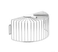 Couvercle de drainage, protection de gouttière, filtre de descente pour toit, balcon et mur, grille filtrante SUS304 pour un débit d'eau efficace et protection des petits animaux (L)
