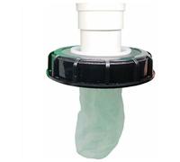 Couvercle de filtre IBC lavable en nylon avec couvercle de réservoir d'eau de pluie IBC 1000l DN 75 feutre aiguilleté noir 165mm
