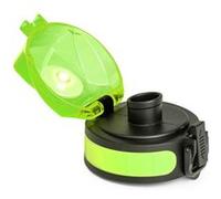 schmatzfatz Bouchon de Remplacement pour Gourde Sport, Couvercle d'Ouverture pour Bouteille d'Eau, Gourdes Adulte, Homme, Femme et Enfant, Gourde Sans BPA, Water Bottle Etanche, Anti Fuite, Vert