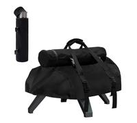 Couvercle de grille de rechange pour Karu 12 - pour four à pizza | imperméable en tissu enduit d'argent | Couvercle de four noir pour Pizza Karu 12 81,28x41,91x21,08cm | cuisine