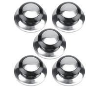 Couvercle de lèchefrite - DUO - Bouton de couvercle de pot - Bakélite et métal - Noir et argent