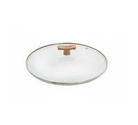 Couvercle de marmite 20 cm, avec manche en bois, verre, de Buyer