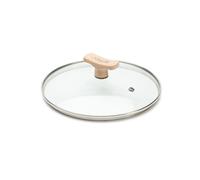 Couvercle de marmite 20 cm, verre, poignée en bois, de Buyer
