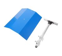 Couvercle de Moteur de Pompe Horizontale Bleu, Plastique Fer, Réglable | Protection Pluie, Dissipation Chaleur, Sangles Ajustables, Usage Extérieur, Jardin et Ferme, Portable