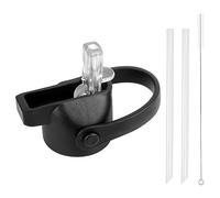 Couvercle de pailles réutilisables, pailles de rechange pour bouteilles d'eau, accessoires de bouchon de bouteille d'eau de sport avec 2 pailles et 1 brosse de nettoyage pour bouteille d'eau Chilly's
