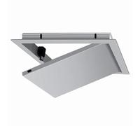 Couvercle de panneau d'accès encastré, Panneau de porte d'accès galvanisé et aluminium, couvercle trappe encastré for mur/plafond(Grey,12x14in(30x35cm))