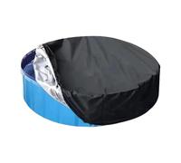 Couvercle de Piscine Rond Tissu Oxford Imperméable Déchirure Résistant | Bâche Ronde pour Piscine Gonflable Pour Jardin Terrasse Pelouse Végétation Porche Cour