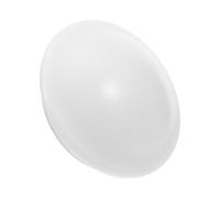 Couvercle de Plafonnier Rond 34cm, Plastique PC et Fer, Blanc | Installation Facile, Lumière Adoucie, Nettoyage Simple, Finition Mate Givrée, Cuisine et Salle de Bain