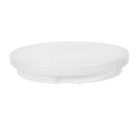 Couvercle de Plafonnier Rond LED en Plastique Blanc, Ultra Fin | Profil Discret et Moderne, Couverture Plate à Fixation Encastrée, pour Couloir Résidentiel et Salon