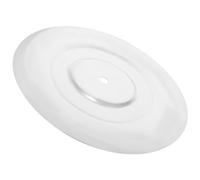 Couvercle de Poêle en Fer Rond, Pièce pour Poêles à Bois | Surface Lisse Facile à Nettoyer, Trou Central, Poignée Anti Brûlure, Finition Argentée, Cuisine Domestique et Atelier