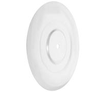 Couvercle de Poêle Épais en Fer Rond Poignée Anti Brûlure | Pièce de Rechange Argentée, Trou Central, Surface Lisse, pour Poêles à Bois et Cuisinières à Charbon