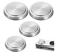 Couvercle de poêle rond en acier inoxydable,Couvercles de brûleur ronds en | acier inoxydable pour cuisinière | Couvercles de brûleur de cuisinière Couvercles de brûleur de cuisinière électrique ronds p