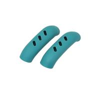 Couvercle de poignée de casserole en silicone Couvercle d'isolation thermique Clip d'oreille de casserole Support de poignée de casserole à vapeur Outils de cuisine antidérapants(Green)