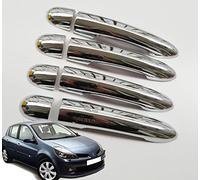 Couvercle De PoignéE De Porte Voiture ExtéRieure Housse De Pour Clio 3 iii mk3 2005-2010 2011 PoignéE De Porte ExtéRieure Protecteur De PoignéE De Porte Accessoires DéCoration