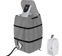 Couvercle de pompe Whirlpool, gris, en tissu Oxford 420D, imperméable et anti-poussière, dimensions : 42,9 x 38,1 x 53,8 cm (16,9 x 14,9 x 21,2 pouces)