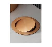 Couvercle de Poubelle Rond à clapet, œillet Simple en Acier Inoxydable pour Plan de Travail de Cuisine, Couvercle de Poubelle intégré à charnière équilibrée pour Plan de Travail de Cuisine (