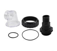 Couvercle de pré-filtre transparent pour pompe de piscine SPS50 SPS75 SPS100 avec joints toriques, buse de fixation, insert de couvercle de rechange