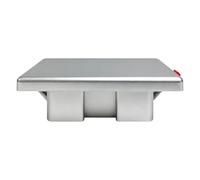Couvercle de protection pour interrupteurs muraux, Silver | Prise d ' interrupteurs muraux électriques, panneau de couverture vierge, épais, couvercle de trou de Type 86,