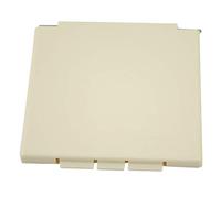 Couvercle de rechange pour prise extérieure CEE encastrée pour caravane, camping-car, roulotte - Beige - Carré