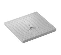 Couvercle de regard en polypropylène - 20x20 cm - Poignée intégrée - Polypropylène renforcé - Résistant aux chocs