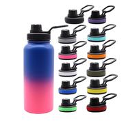 Couvercle de remplacement pour Hydro Flask Chug avec grande poignée, facile à transporter, convient aux bouteilles à bouche large de 16 à 64oz 9