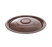 Couvercle de seau émaillé marron MARRON 30 cm