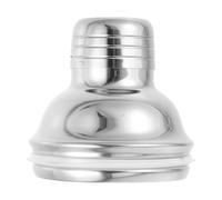 Couvercle de Shaker en Acier Inoxydable Argenté, Rond pour Cocktail | Pièce de Rechange pour Tin et Verre, Finition Moderne, Usage Mixologie à Maison Soirée