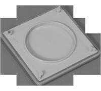 Kaldewei Couvercle de vidange KA120 pour CONOFLAT émaillé 687772572663 Gris froid 30 Secure Plus